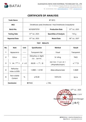 Безлетучий силиконовый эластомерный гель с высоким блеском и шелковистой мягкостью для стойкой основы